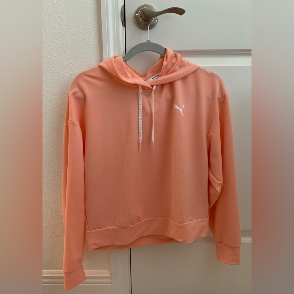 Sweatshirt hoodie | In peach